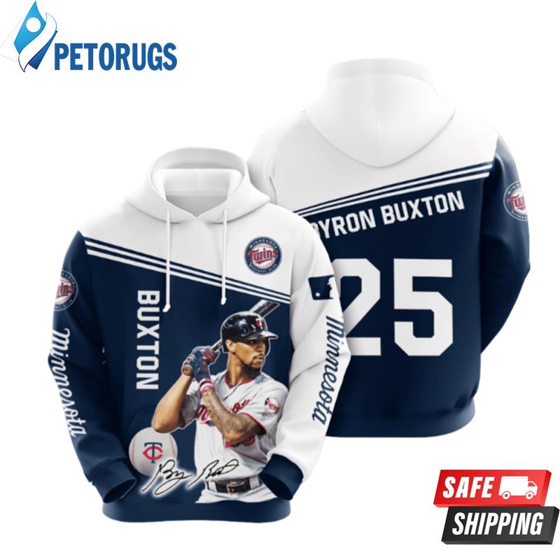 Minnesota Twins Byron Buxton 3D Hoodie