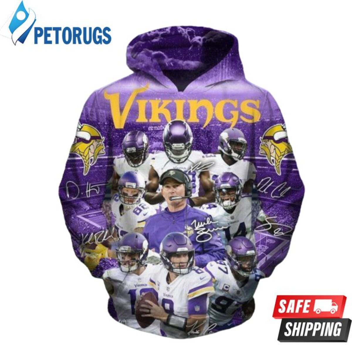 NFL Minnesota Vikings For Men 3D Hoodie All Over Printed - T-shirts Low  Price