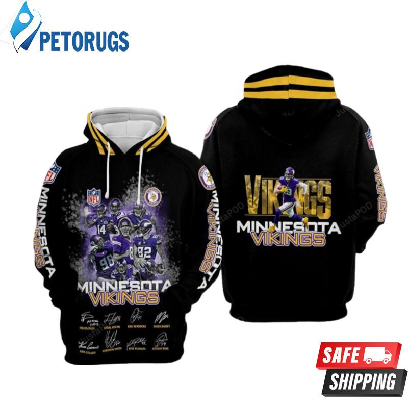 Minnesota Vikings Nfl Football Minesota Anniversary Minnesota Vikings Minnesota Vikings 3D Hoodie