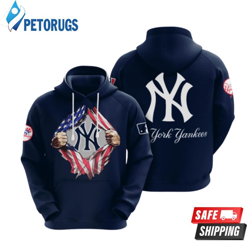 Mlb New York Yankees 3D Hoodie - Peto Rugs