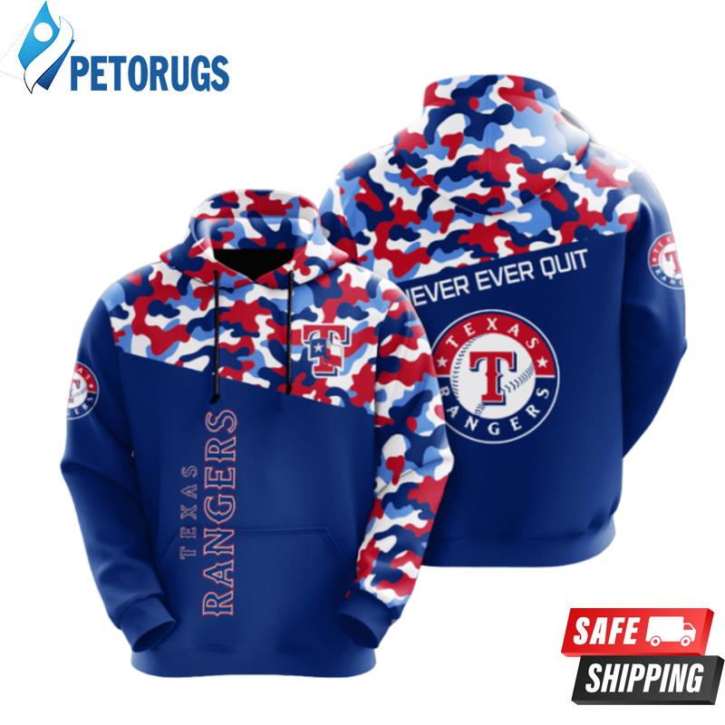 Mlb Texas Rangers 3D Hoodie - Peto Rugs