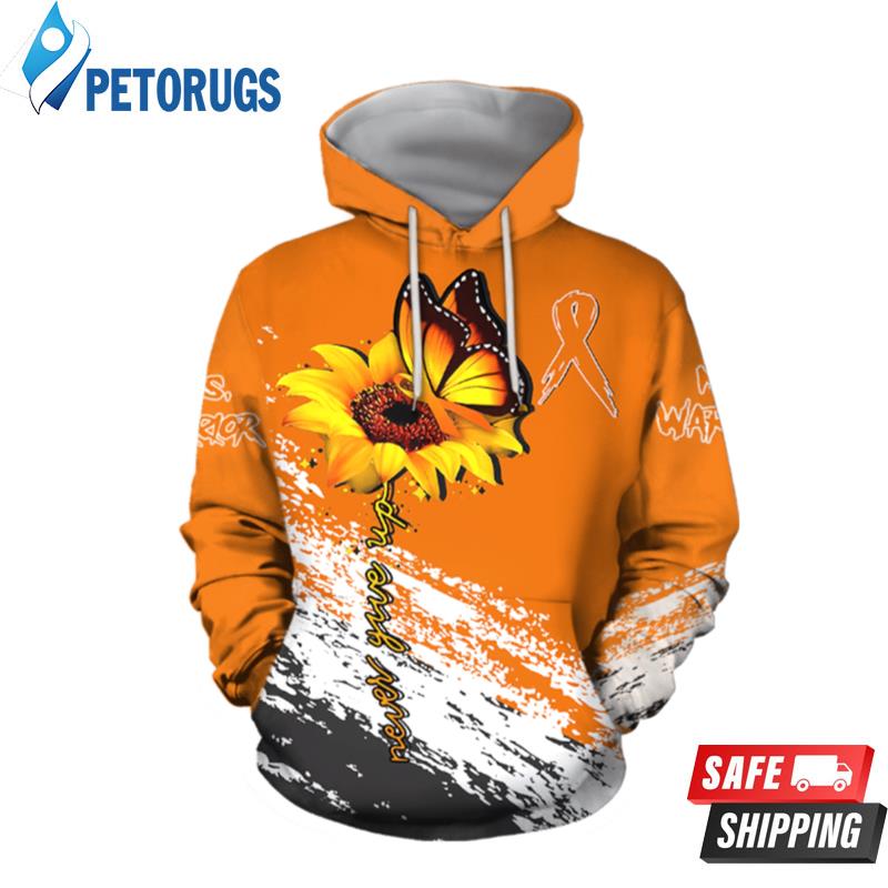 Ms Warrior Never Give Up 3D Hoodie
