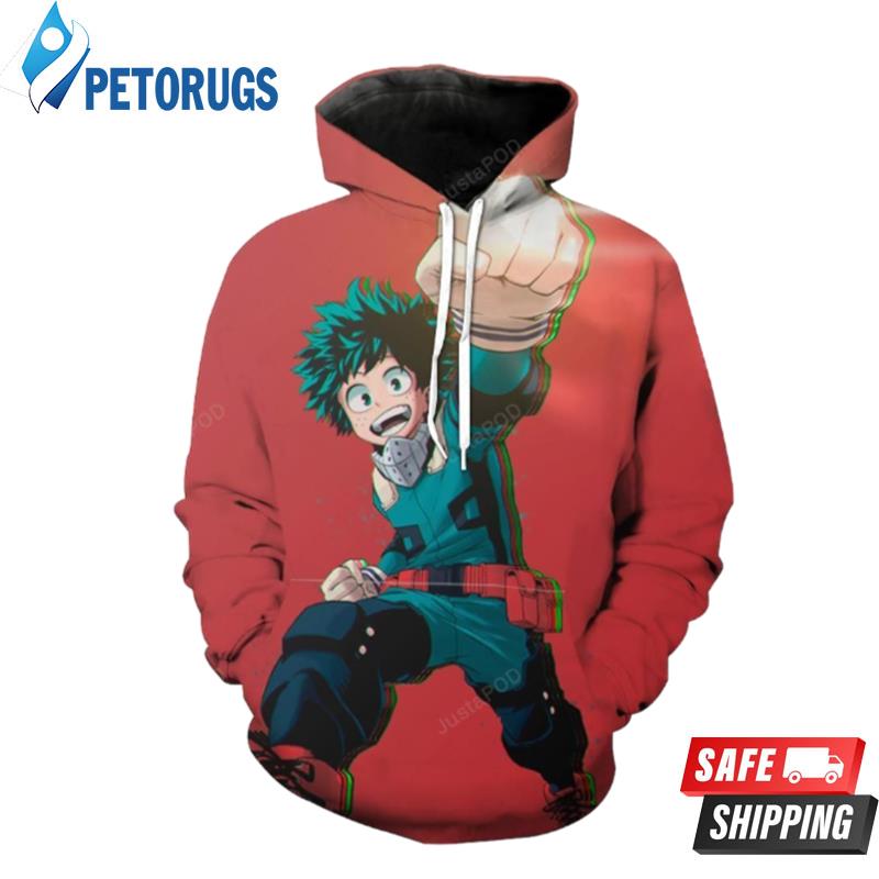 My Hero Academia Izuku Midoriya 3D Hoodie