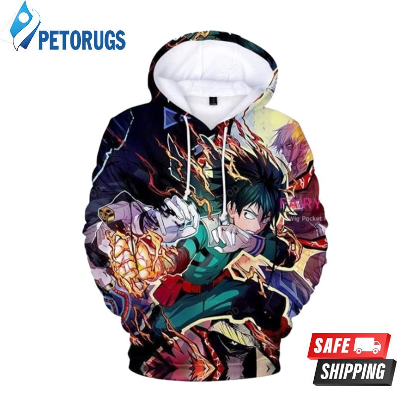 My Hero Academia Midoriya Izuku 3D Hoodie - Peto Rugs