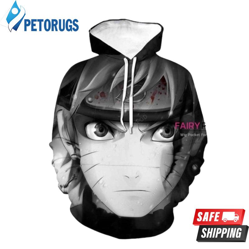 Naruto Uzumaki Naruto Black C 3D Hoodie