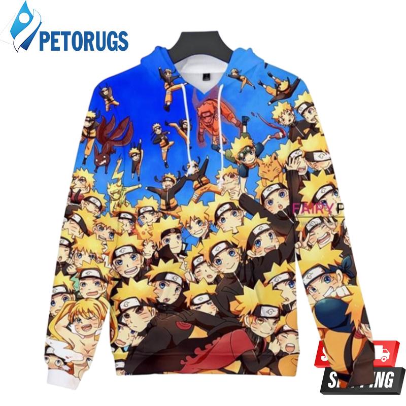 Naruto Uzumaki Naruto F 3D Hoodie