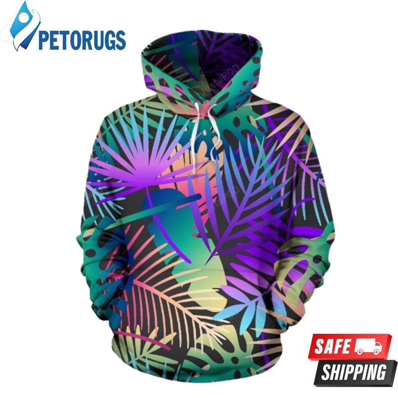 Neon flowers clearance hoodie