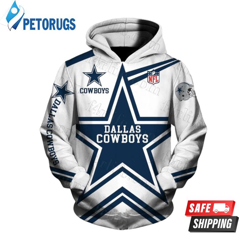 NFL Dallas Cowboys Black Hoodie Zip Hoodie Christmas Fans All Over