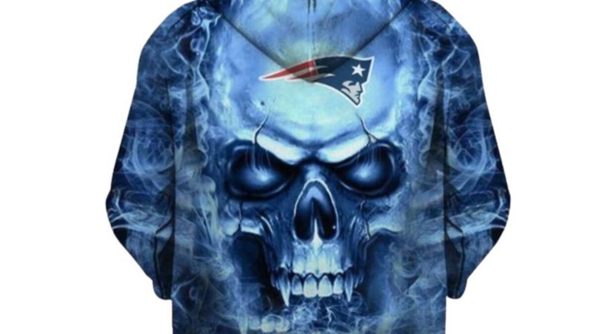 Dog Hoodie - New England Patriots Sports Fleece Fabric