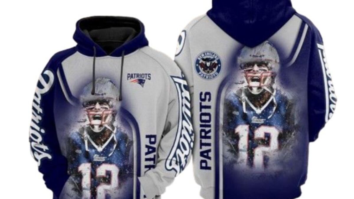 New England Patriots Ncaa Football Many Logo New England Patriots 3D Hoodie  - Peto Rugs