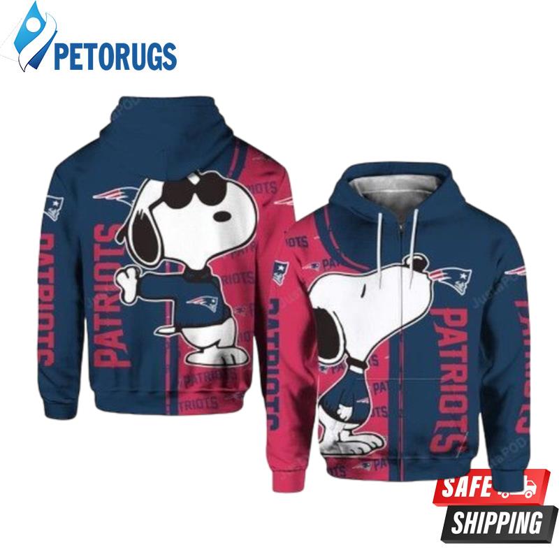 New England Patriots Snoopy Lover 3D Hoodie