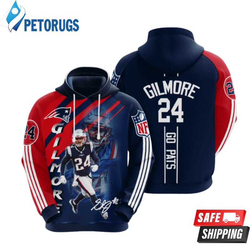 New England Patriots Stephon Gilmore 3D Hoodie