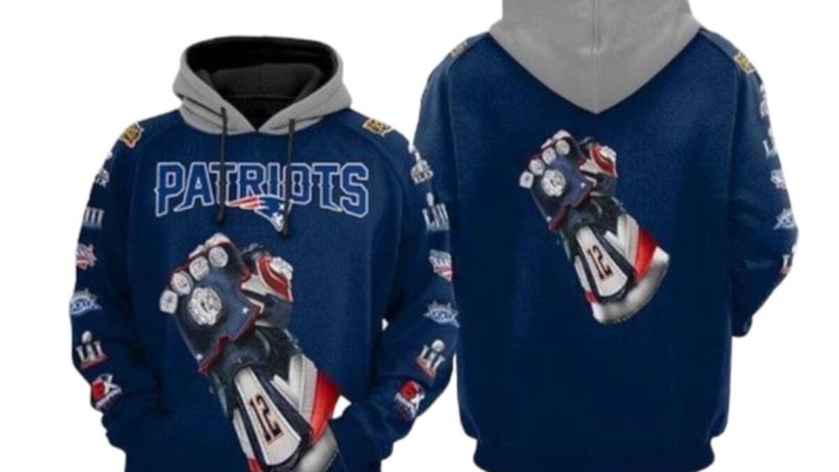 New England Patriots Nfl Football Pullover And Zip Pered Hoodies