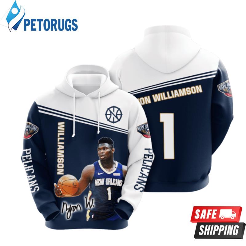 New Orleans Pelicans Zion Williamson 3D Hoodie
