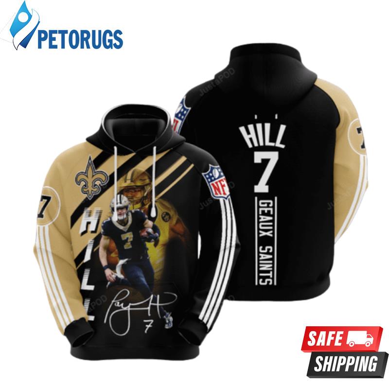 New Orleans Saints Taysom Hill 3D Hoodie