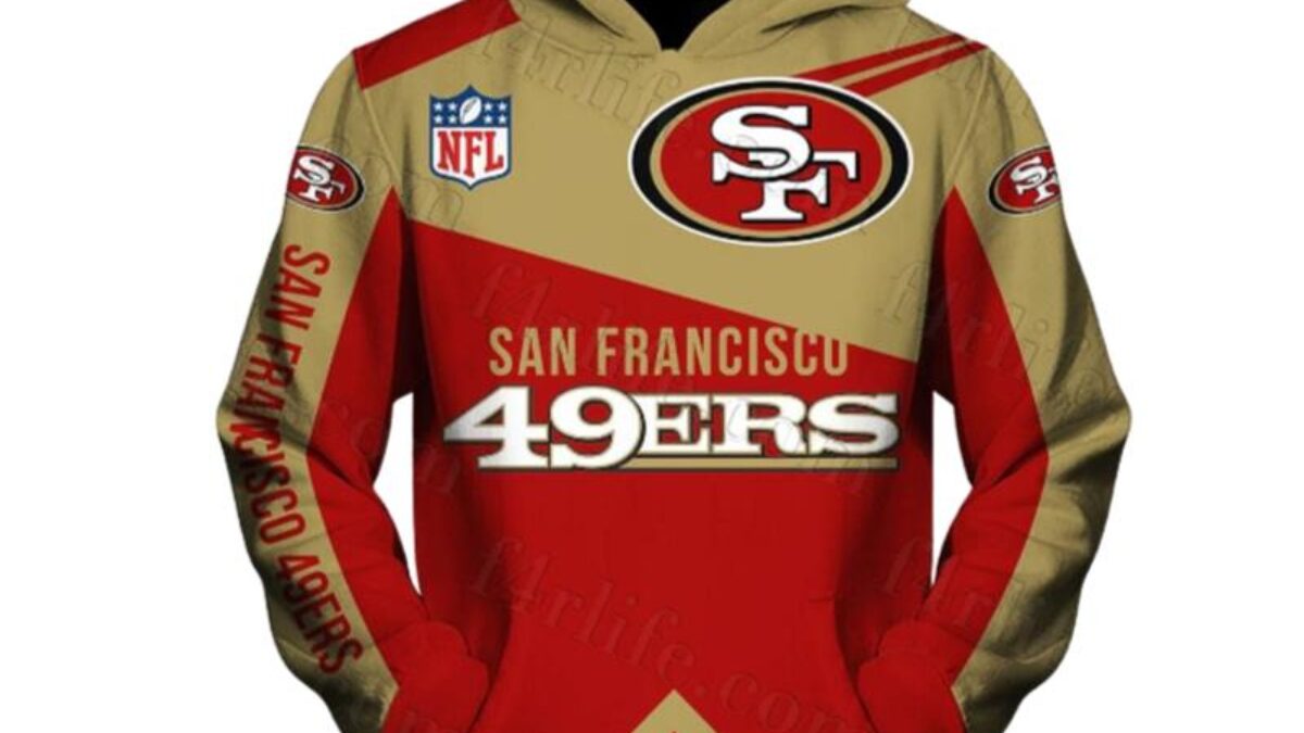 49ers long sleeve hoodie