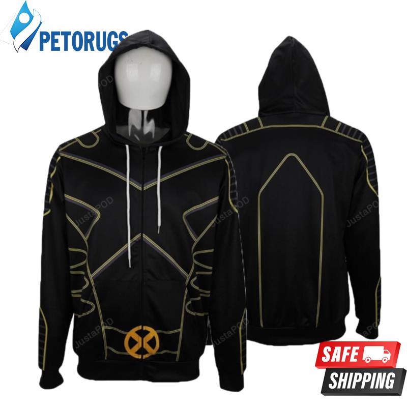 New X The Gifted Cosplay Costume Adult Man Outfit Coat Dc Movies Halloween Party Prop 3D Hoodie