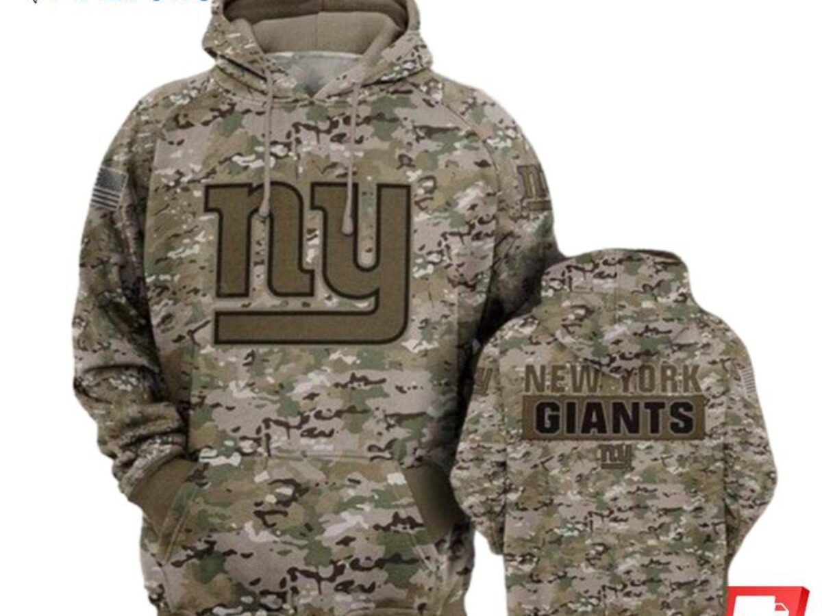 New York Giants Nfl Football Skull 21581 3D Hoodie - Peto Rugs