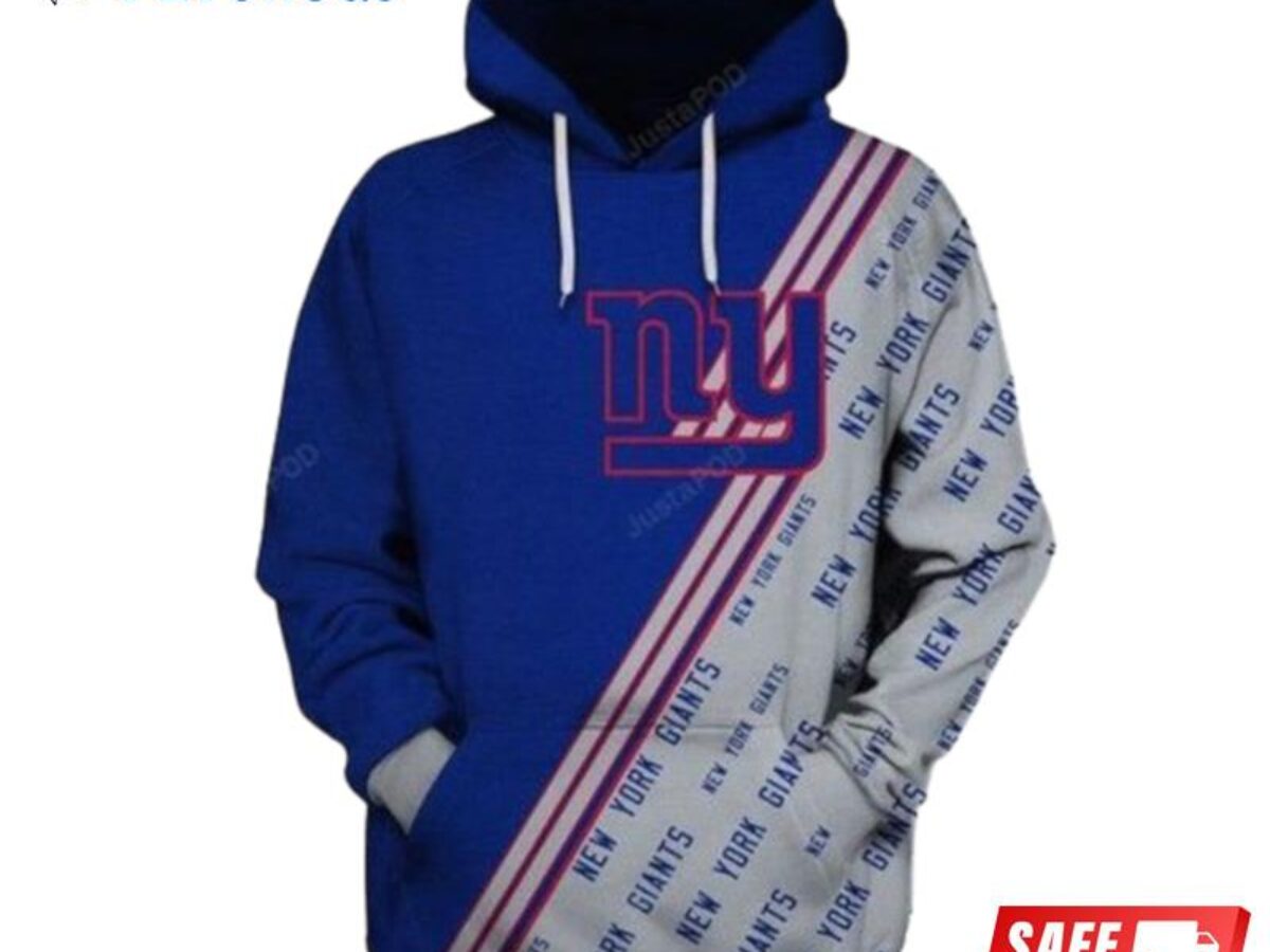 New York Giants Nfl 3D Hoodie - Peto Rugs