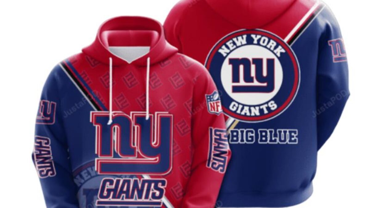 New York Giants Nfl 3D Hoodie