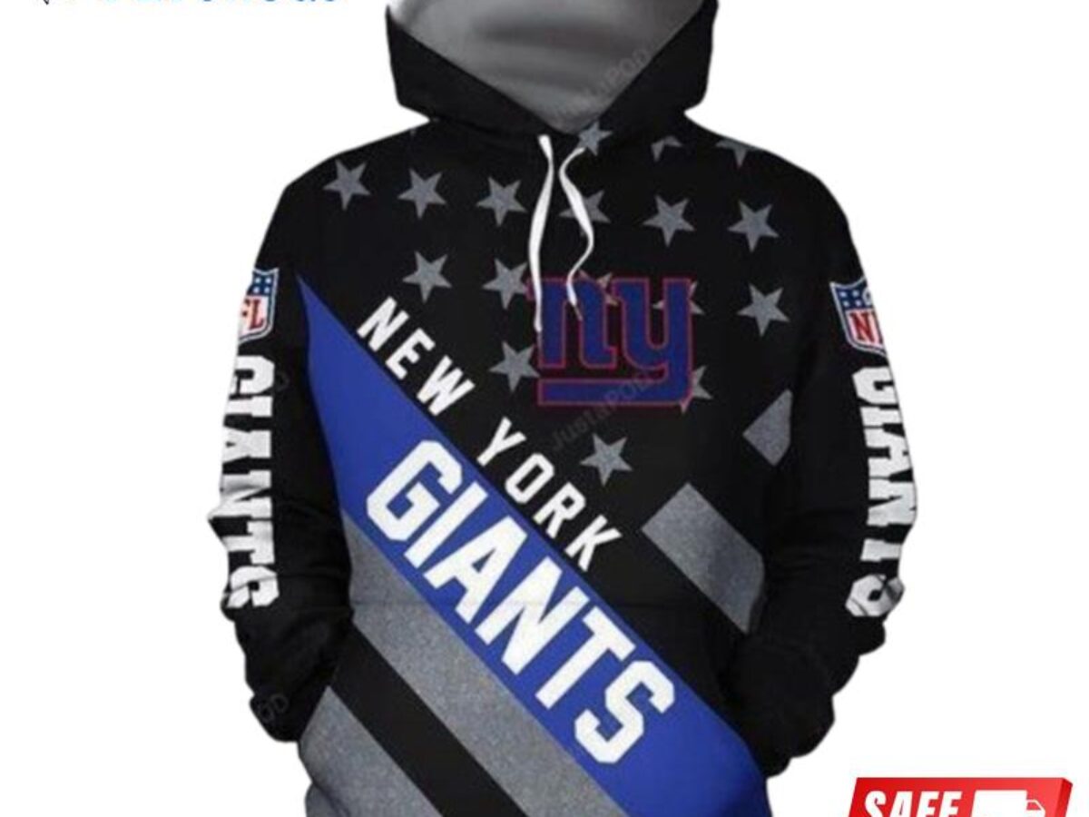 New York Giants Nfl 3D Hoodie - Peto Rugs