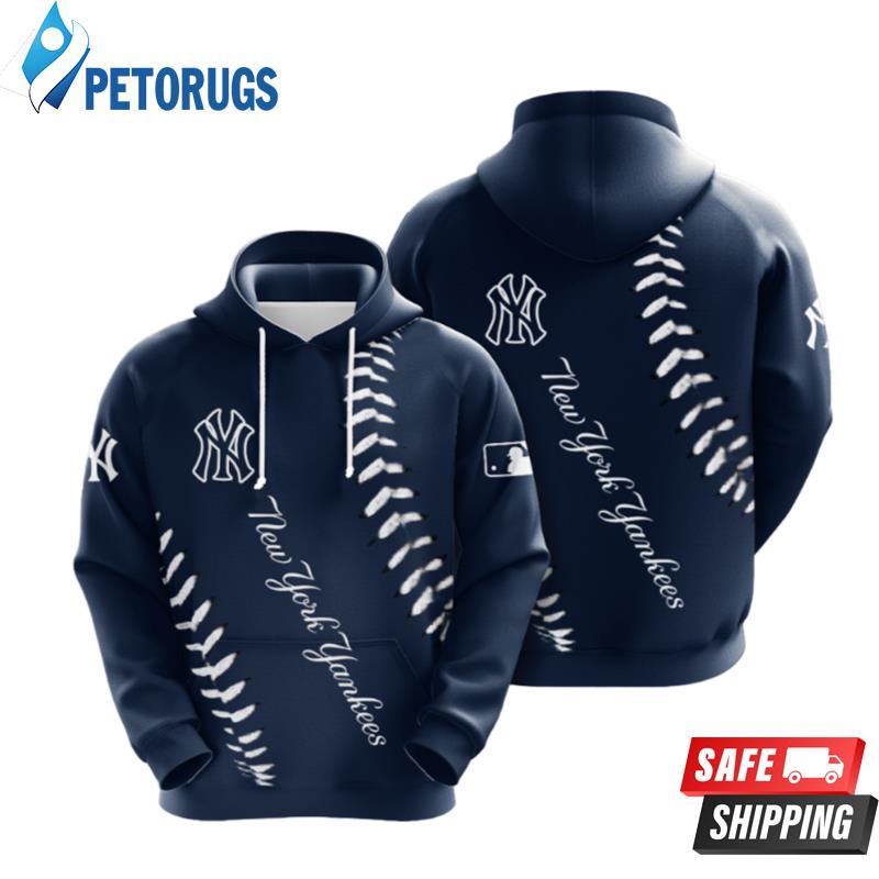 New York Yankee 3D Hoodie - Peto Rugs