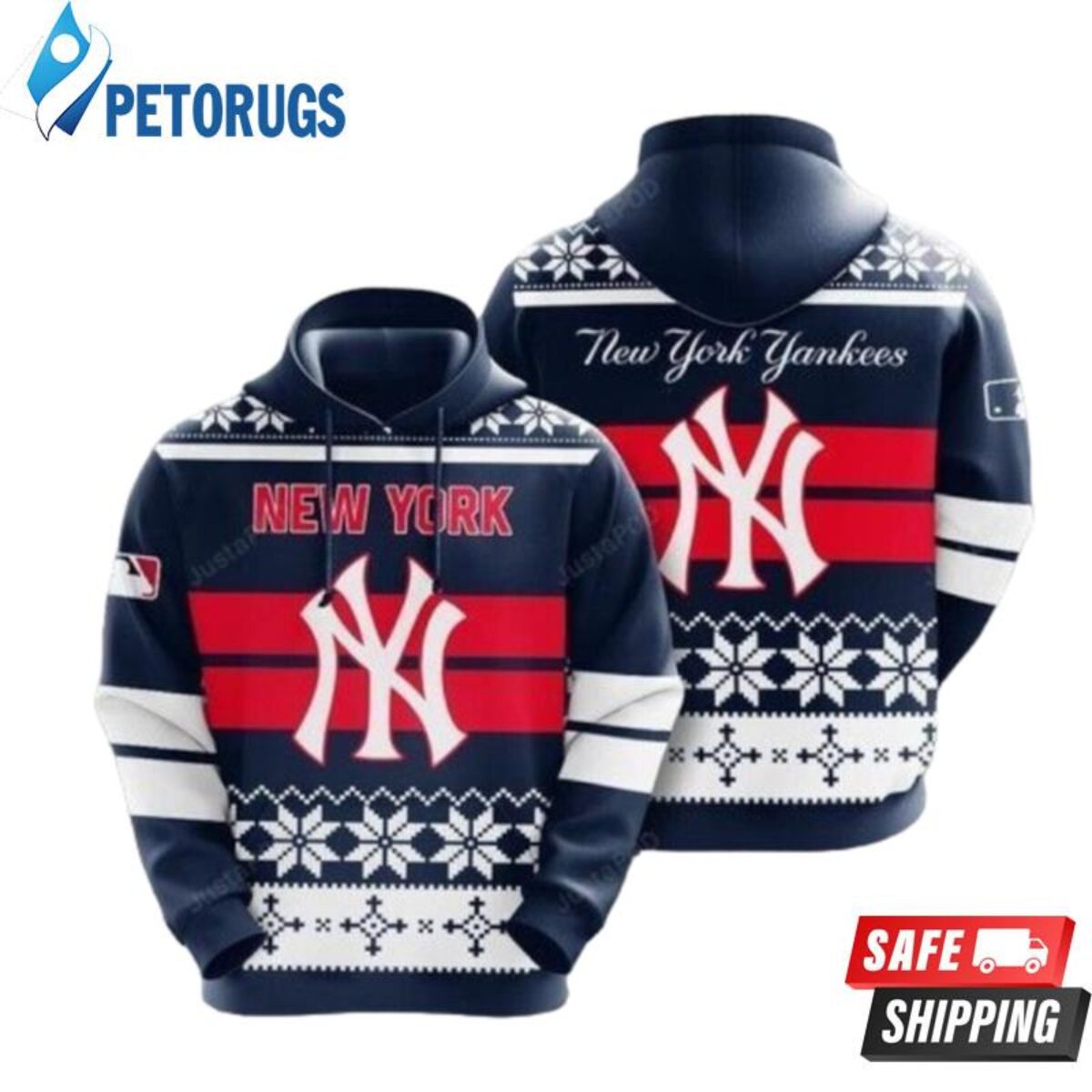 New Era New York Yankees Logo Select Hoodie 'Blue|13334282|Top Fashion