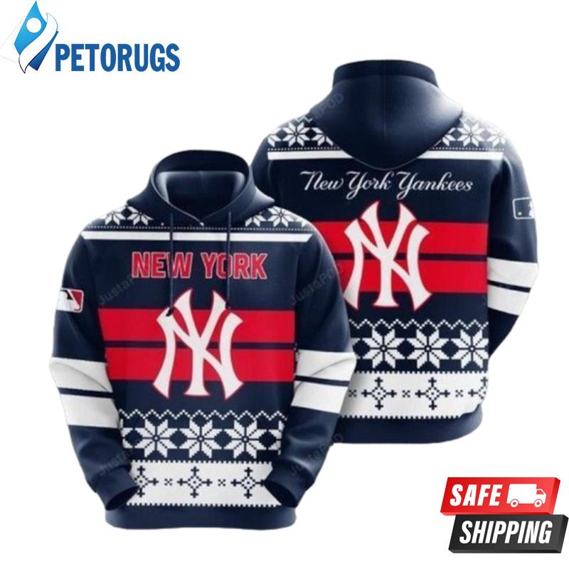 New York Yankees Christmas 3D Hoodie