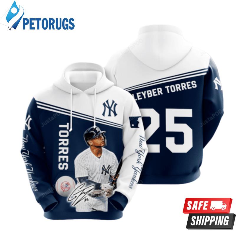 New York Yankees Gleyber Torres 3D Hoodie