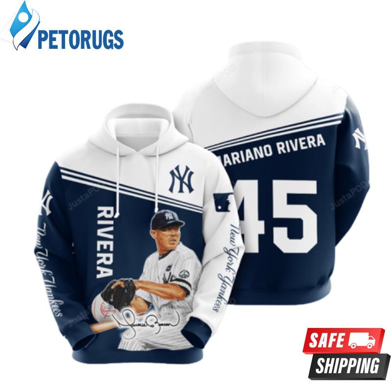 New York Yankees Mariano Rivera 3D Hoodie