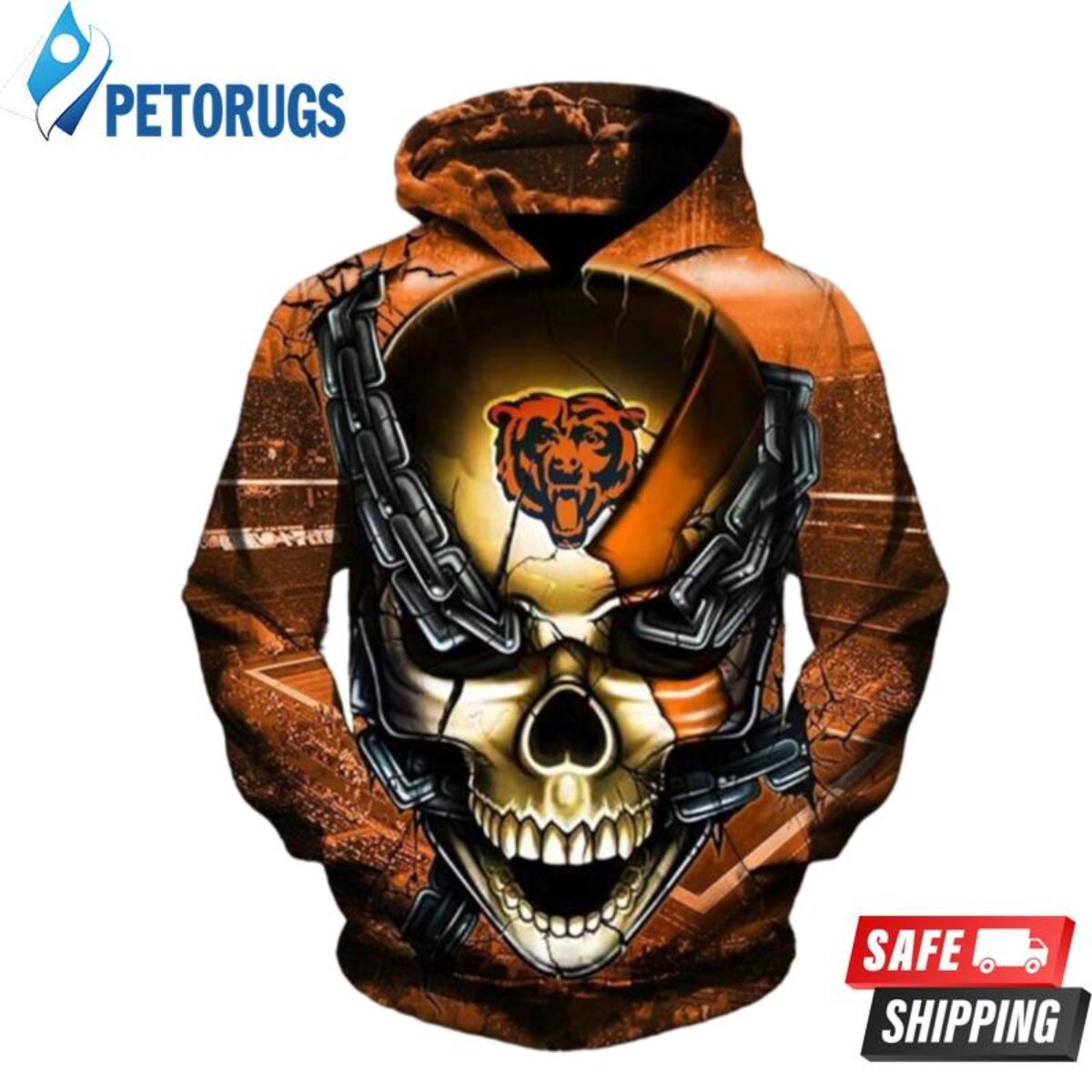 Chicago Bears Nfl Football Tiger Chicago Bears Chicago Bears 3D Hoodie -  Peto Rugs