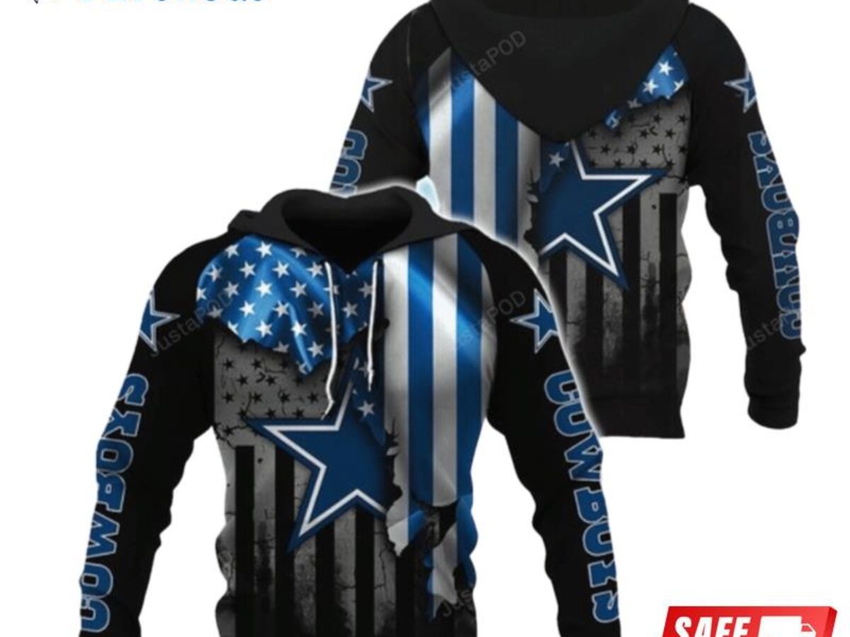 NFL Dallas Cowboys Skull 3D Hoodie Gift for Men and Women - T-shirts Low  Price