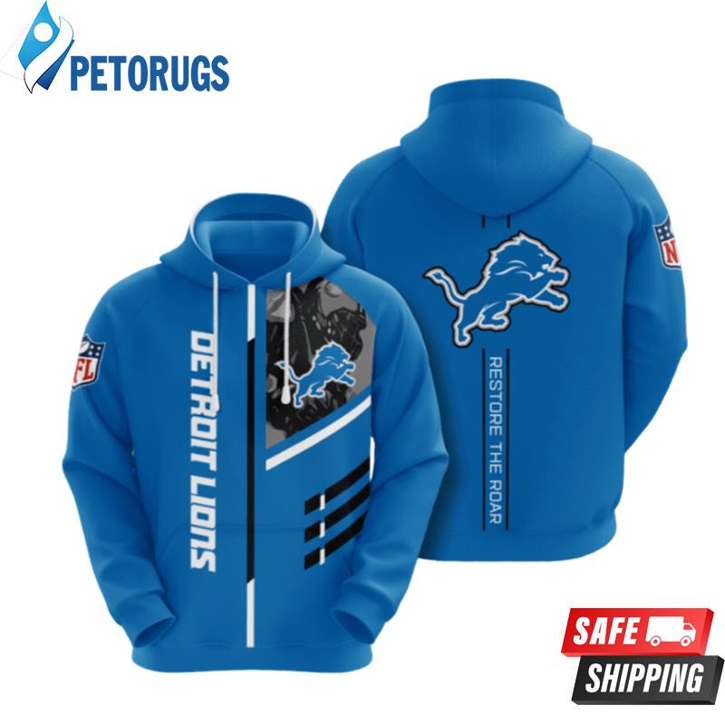 Nfl Detroit Lions 3D Hoodie - Peto Rugs