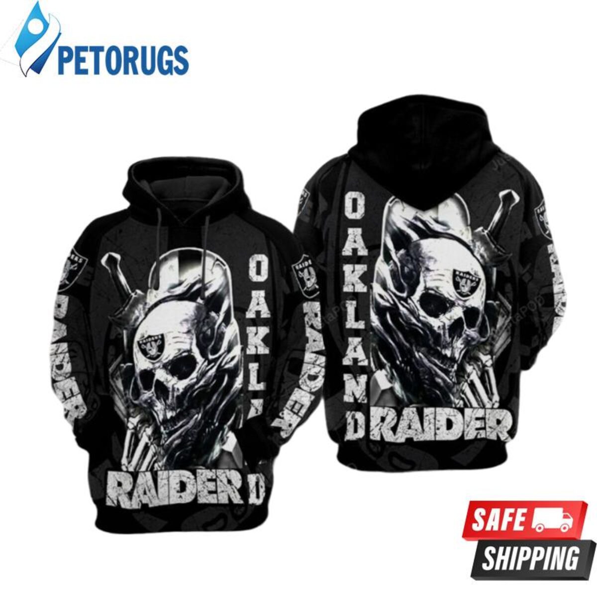 New Design NFL Football Oakland Raiders 3D Hoodie Sweatshirt Custom Ja – 4  Fan Shop