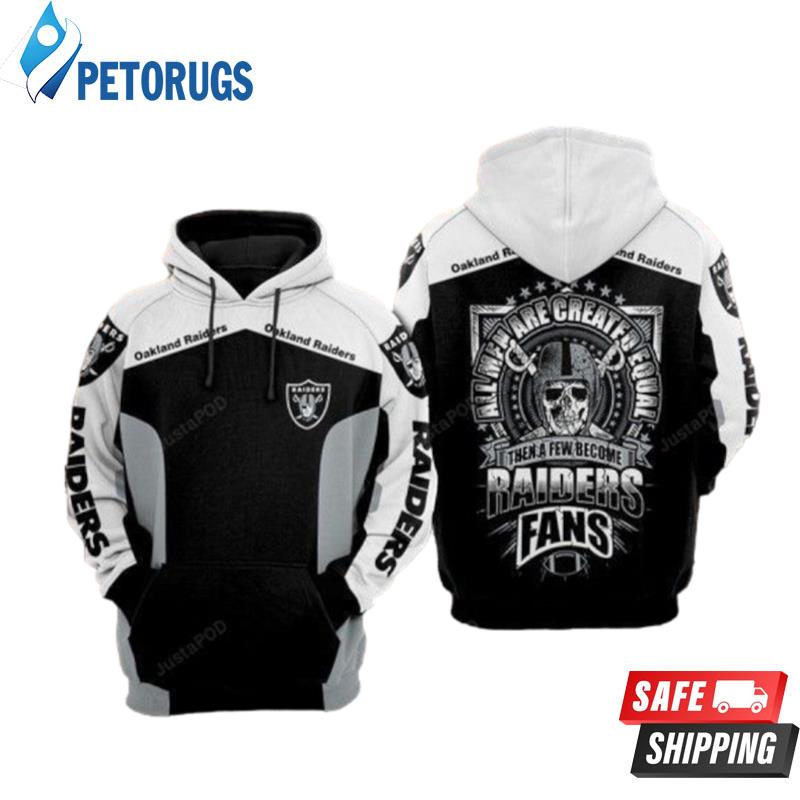 Oakland Raiders Nfl Football Oakland Raiders Oakland Raiders 3D Hoodie -  Peto Rugs