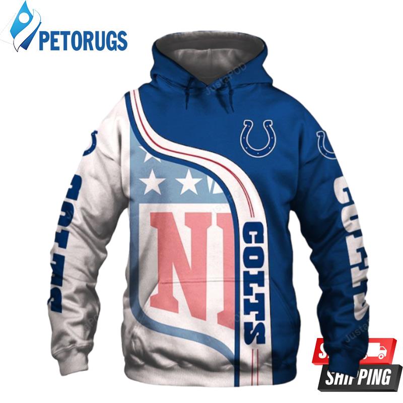 Official Indianapolis Colts Nfl Men And Women And Pered Indianapolis Colts Nfl Indianapolis Colts 3D Hoodie