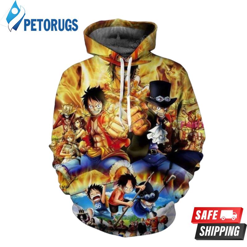 One Piece All In One 3D Hoodie