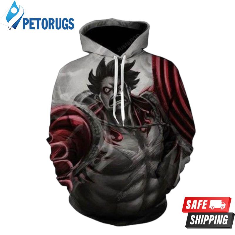 One Piece Hoodie: Luffy Gear 4