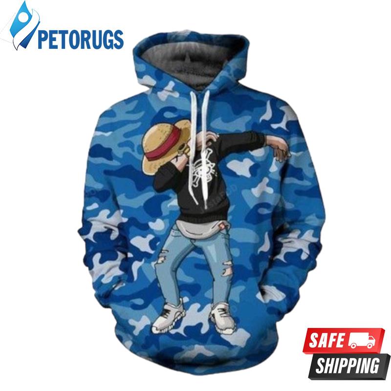 One Piece Luffy Style 3D Hoodie