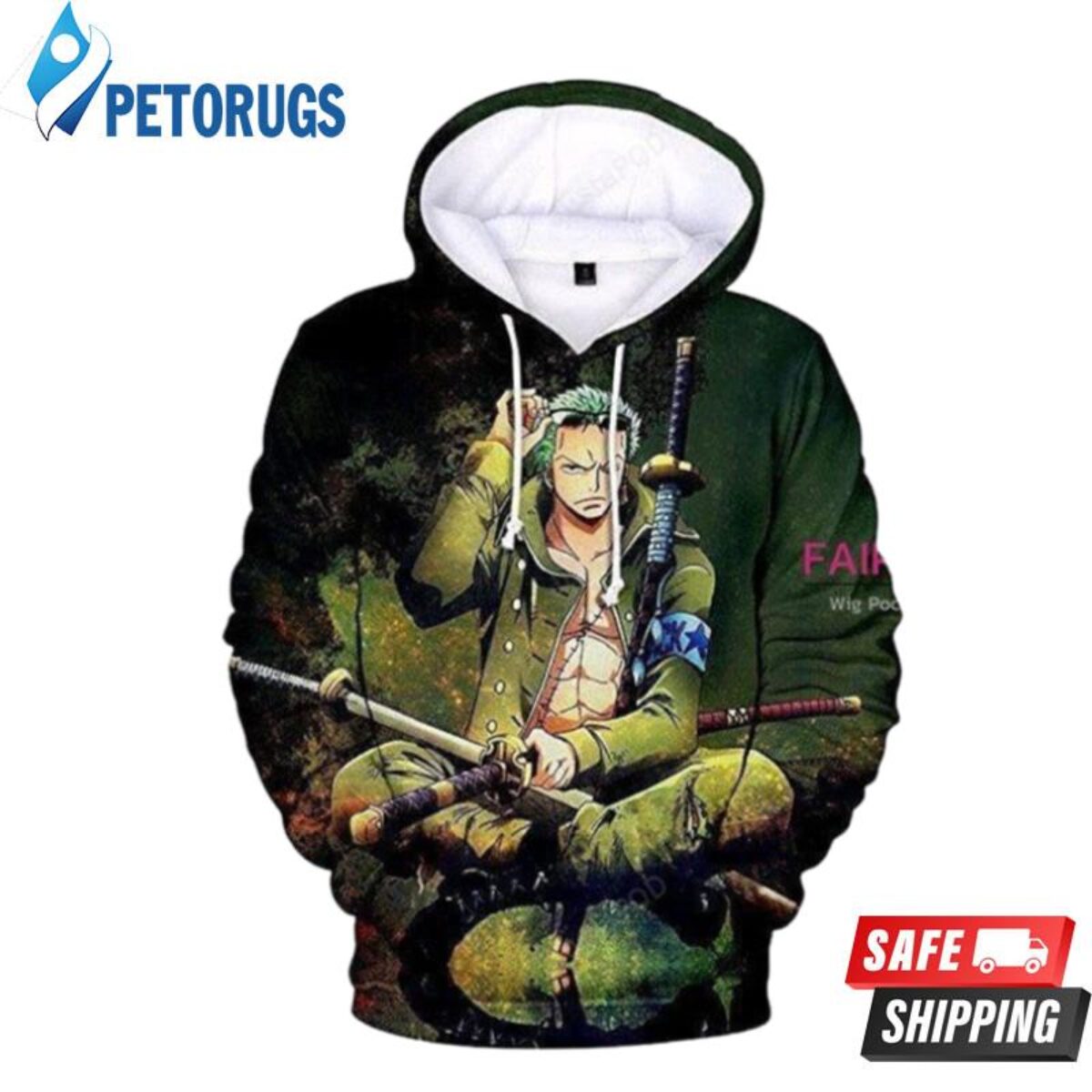 One piece best sale hoodie zoro