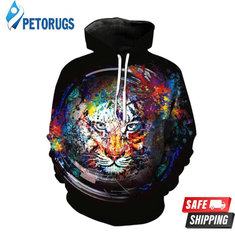Paintball Tiger 3D Hoodie