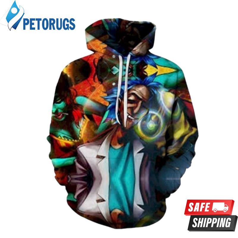 Painting Hoody Rick And Morty 3D Hoodie