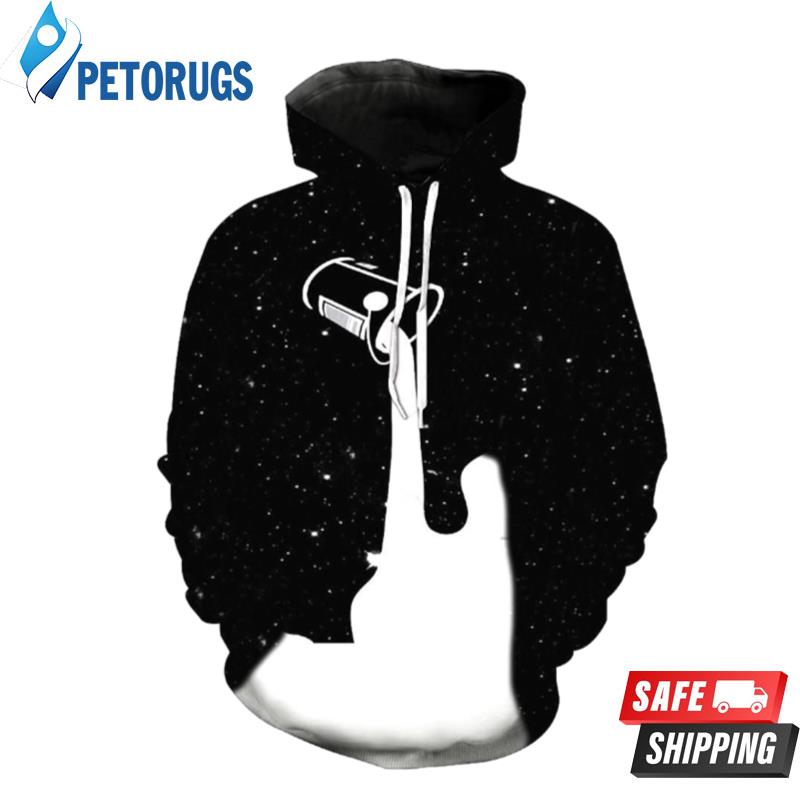 Painting Over The Stars 3D Hoodie