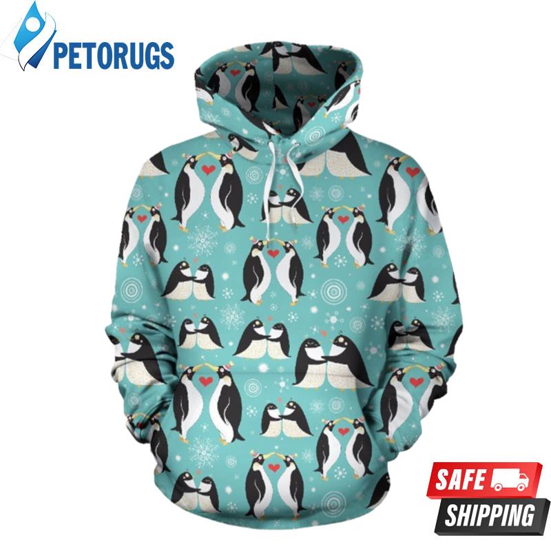 Penguin Love 3D Hoodie