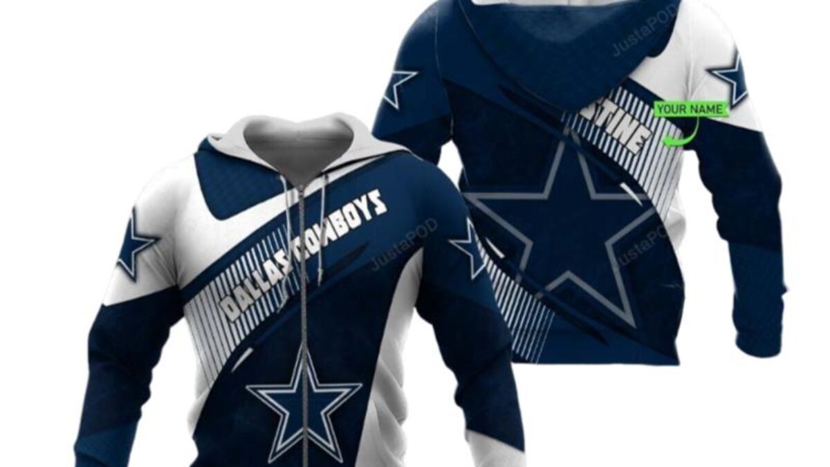 Dallas Cowboys Personalized NFL Jersey Hoodie 3D