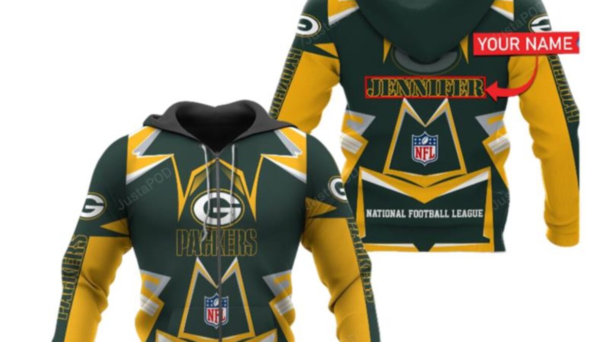 Green Bay Packers Jersey NFL Personalized Jersey Custom Name 