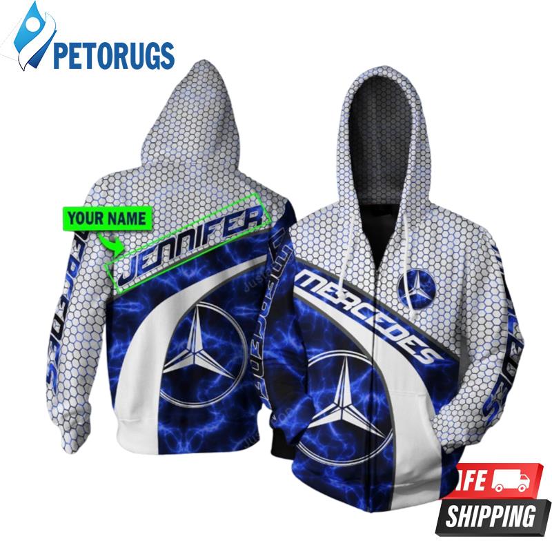 Personalized Mercedes Benz Luoi Custom Name 3D Hoodie - Peto Rugs