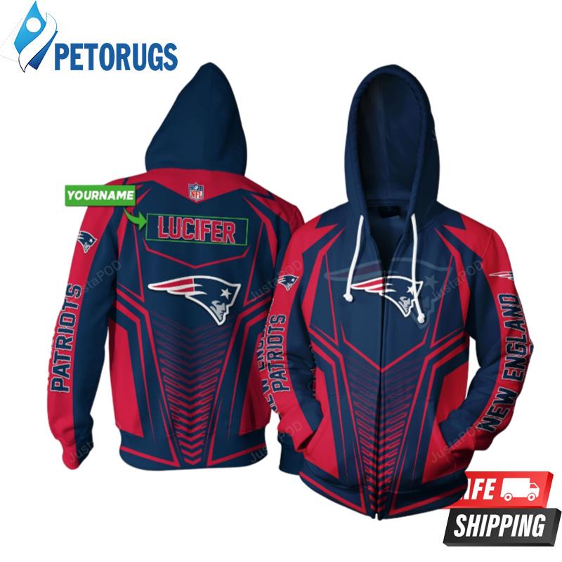 Personalized New England Patriots Custom Name 3D Hoodie