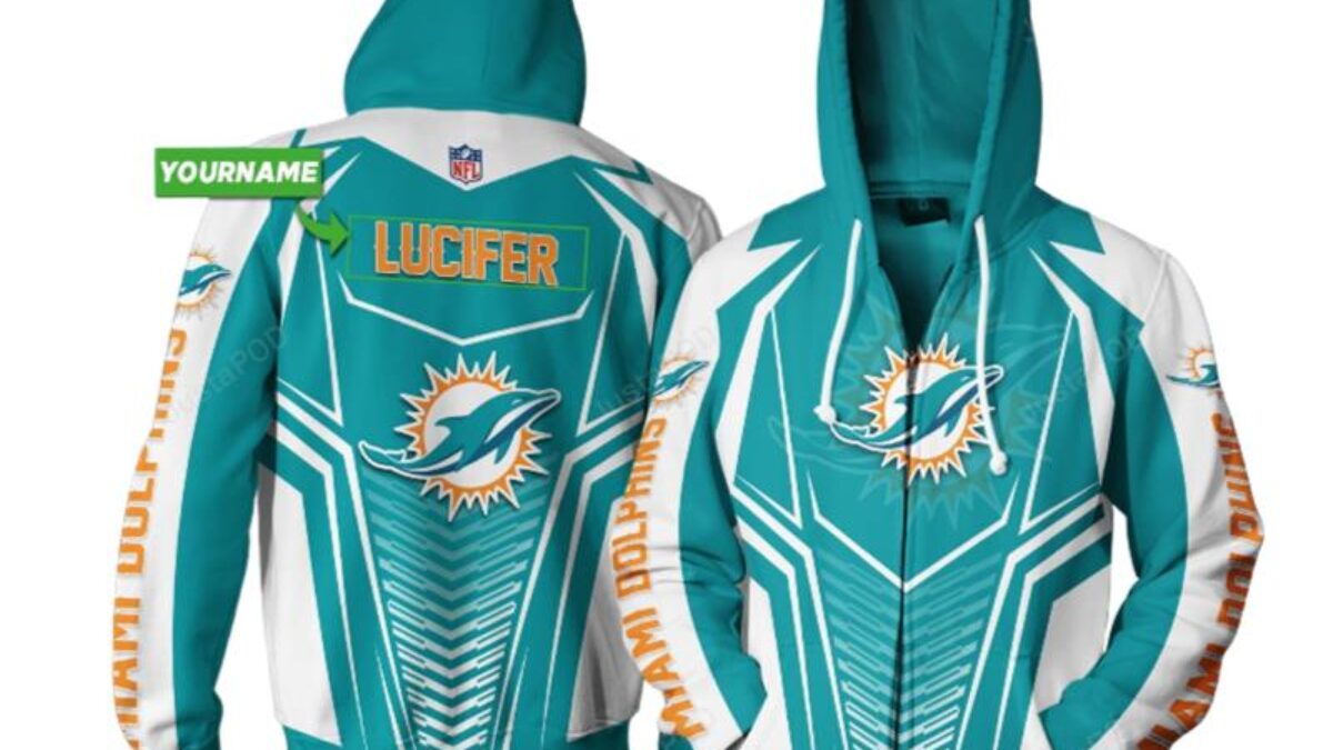 NFL Miami Dolphins Custom Name 3D Sweater 3D Gift For Men And Women