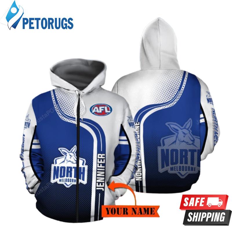 Personalized North Melbourne Football Club Custom Name 3D Hoodie